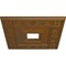 Ekena Millwork Eris Ceiling Medallion (Fits Canopies up to 9 7/8"), 18"W x 18"H x 3 1/2"ID x 1 1/8"P, Smokey Topaz CM18ERSTF - alternate 2